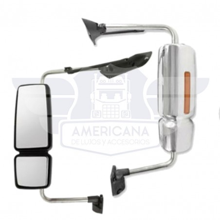 ESPEJO LATERAL CON BRAZO CROMADO INTER 4300