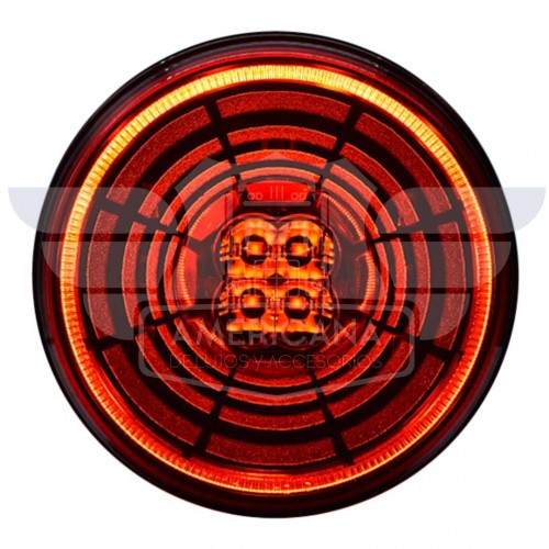 Lampara direccional redonda 4" 13 led