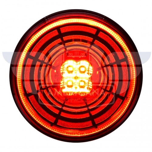 Lampara direccional redonda 4" 13 led