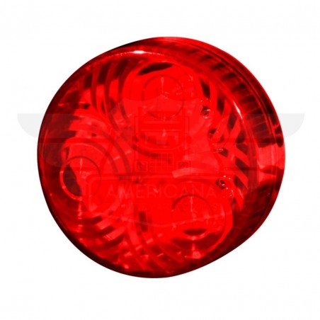 LAMPARA REDONDA 2" 3 LED 12 VOLTIOS