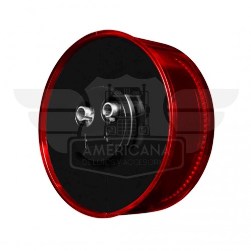 LAMPARA DEMARCADORA REDONDA 2" 4 LED 12V
