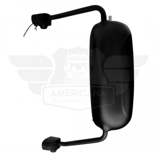 ESPEJO LATERAL PRINCIPAL NEGRO,ELECTRICO, DESEMPAÑADOR MACK