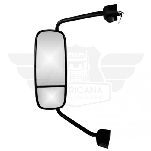 ESPEJO LATERAL PRINCIPAL NEGRO,ELECTRICO, DESEMPAÑADOR MACK